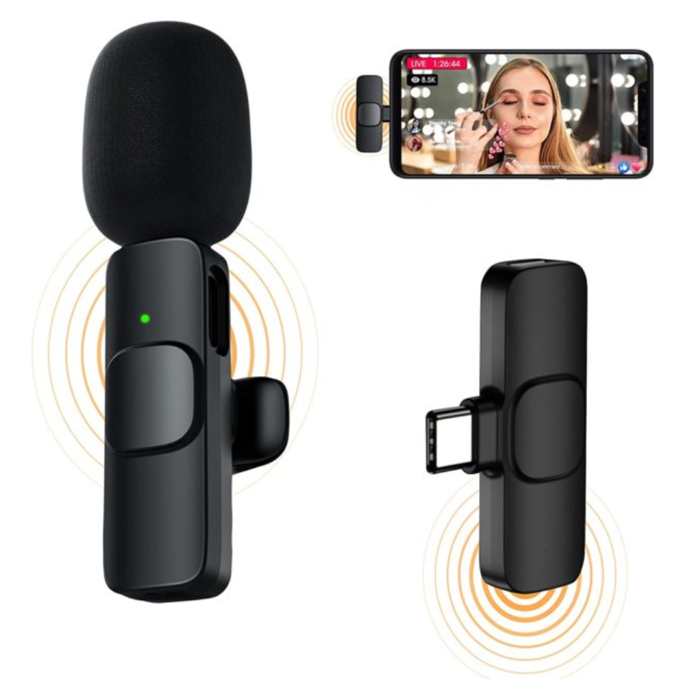 Microfono De Solapa Inalambrico tipoC K8